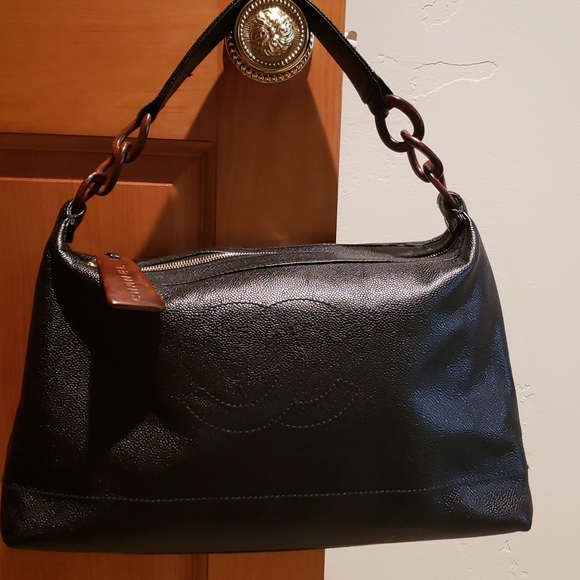 Chanel Caviar crescent hobo caviar black 2003 Near new condition. - Picture 9 of 9